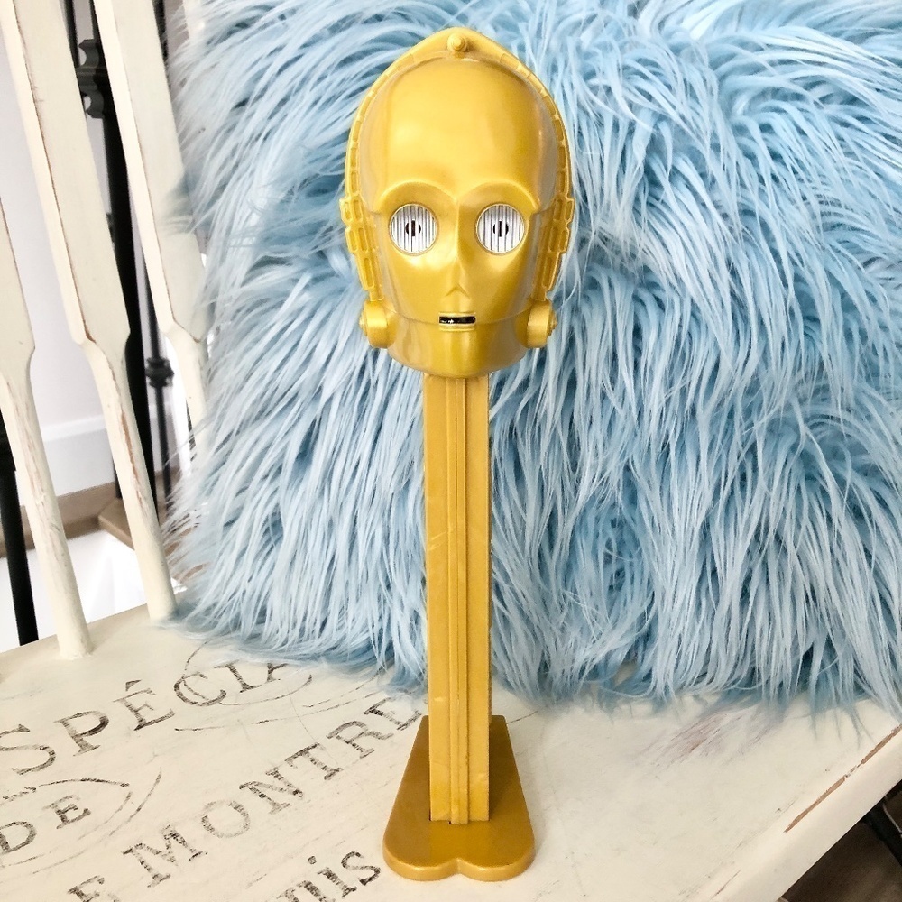 Star Wars, GIANT, Pez, C3PO, Vintage, 12" Musical, Pez Dispenser, 12 Inch